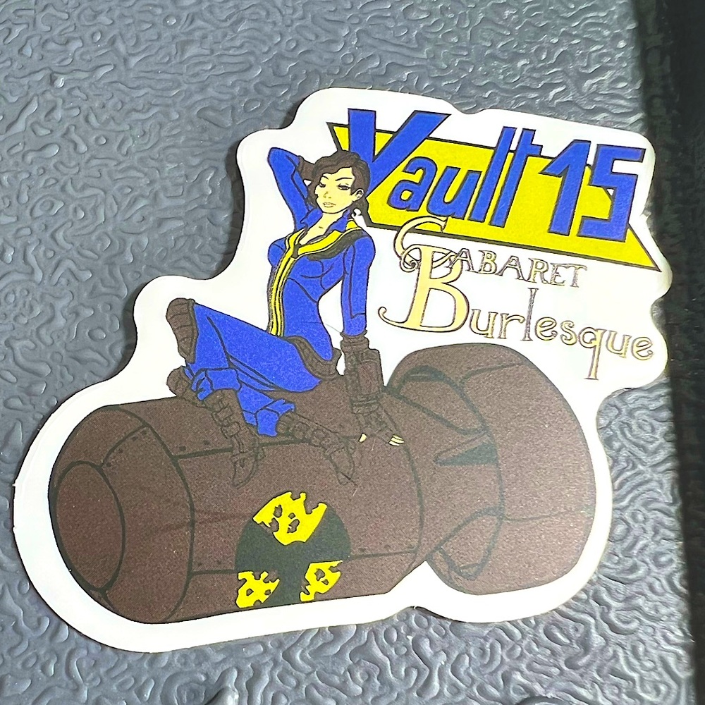 CABARET Sexy Pinup Gorgeous Sticker Retro Vintage BomberGirl Ace Pilot